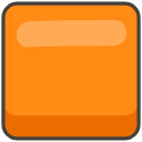 Orange Square Emoji from Kawaii Emoji Set