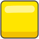 Yellow Square Emoji from Kawaii Emoji Set