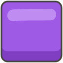 Purple Square Emoji from Kawaii Emoji Set