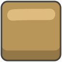 Brown Square Emoji from Kawaii Emoji Set