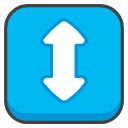 Up Down Arrow Emoji from Kawaii Emoji Set