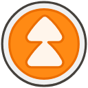 Fast Up Button Emoji from Kawaii Emoji Set