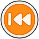 Last Track Button Emoji from Kawaii Emoji Set