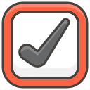Check Box With Check A Emoji from Kawaii Emoji Set
