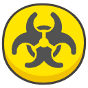 Biohazard Emoji from Kawaii Emoji Set