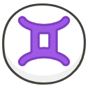 Gemini B Element from Kawaii Emoji Set