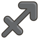 Sagittarius A Element from Kawaii Emoji Set