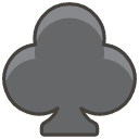 Club Suit A Emoji from Kawaii Emoji Set