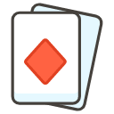 Diamond Suit B Emoji from Kawaii Emoji Set