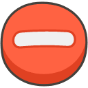 No Entry Emoji from Kawaii Emoji Set