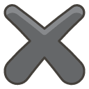 Multiplication Sign Emoji from Kawaii Emoji Set