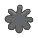 Eight Spoked Asterisk Emoji from Kawaii Emoji Set