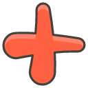 Plus Sign Element from Kawaii Emoji Set
