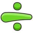 Division Sign Emoji from Kawaii Emoji Set