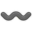 Wavy Dash Emoji from Kawaii Emoji Set