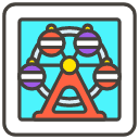 Ferris Wheel B Emoji from Kawaii Emoji Set
