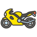 Motorcycle Emoji from Kawaii Emoji Set