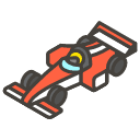 Racing Car B Emoji from Kawaii Emoji Set