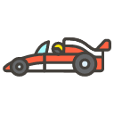 Racing Car A Element from Kawaii Emoji Set