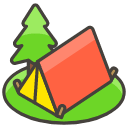Camping A Emoji from Kawaii Emoji Set