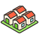 Houses A Emoji from Kawaii Emoji Set