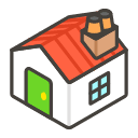 House A Emoji from Kawaii Emoji Set