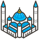 Castle D Emoji from Kawaii Emoji Set