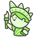 Statue Of Liberty Emoji from Kawaii Emoji Set