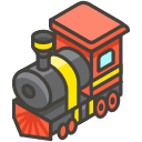 Locomotive A Emoji from Kawaii Emoji Set