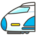 Bullet Train Element from Kawaii Emoji Set