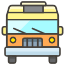 Oncoming Bus Emoji from Kawaii Emoji Set