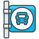 Bus Stop B Element from Kawaii Emoji Set