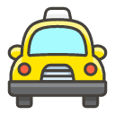 Oncoming Taxi Element from Kawaii Emoji Set