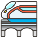 Monorail Emoji from Kawaii Emoji Set