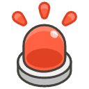 Police Car Light B Element from Kawaii Emoji Set