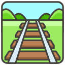 Railway Track A Emoji from Kawaii Emoji Set