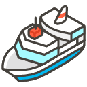 Passenger Ship A Emoji from Kawaii Emoji Set