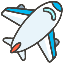 Airplane A Element from Kawaii Emoji Set