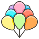 Balloon Element from Emojis - Kawaii Set