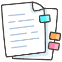 Bookmark Tabs Element from Emojis - Kawaii Set