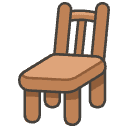 Chair Element from Emojis - Kawaii Set
