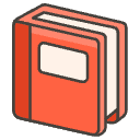 Closed Book Element from Emojis - Kawaii Set