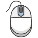 Computer Mouse Element from Emojis - Kawaii Set