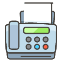 Fax Machine B Element from Emojis - Kawaii Set
