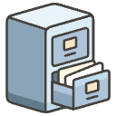 File Cabinet Element from Emojis - Kawaii Set