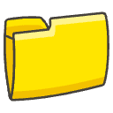 File Folder Element from Emojis - Kawaii Set