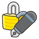 Locked With Pen Element from Emojis - Kawaii Set