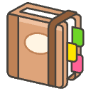 Notebook With Decorative Cover Element from Emojis - Kawaii Set