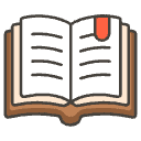 Open Book Element from Emojis - Kawaii Set