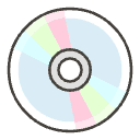 Optical Disk 1 Element from Emojis - Kawaii Set